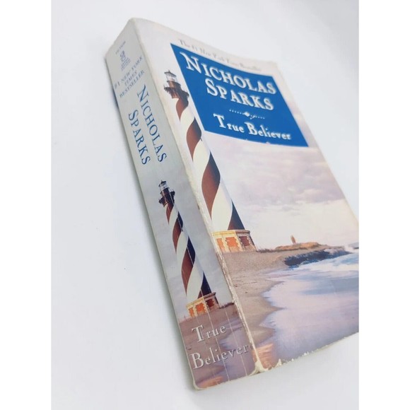 True Believer Nicholas Sparks Paperback Book Novel Love Story Romance NY Best #1 - Picture 6 of 9